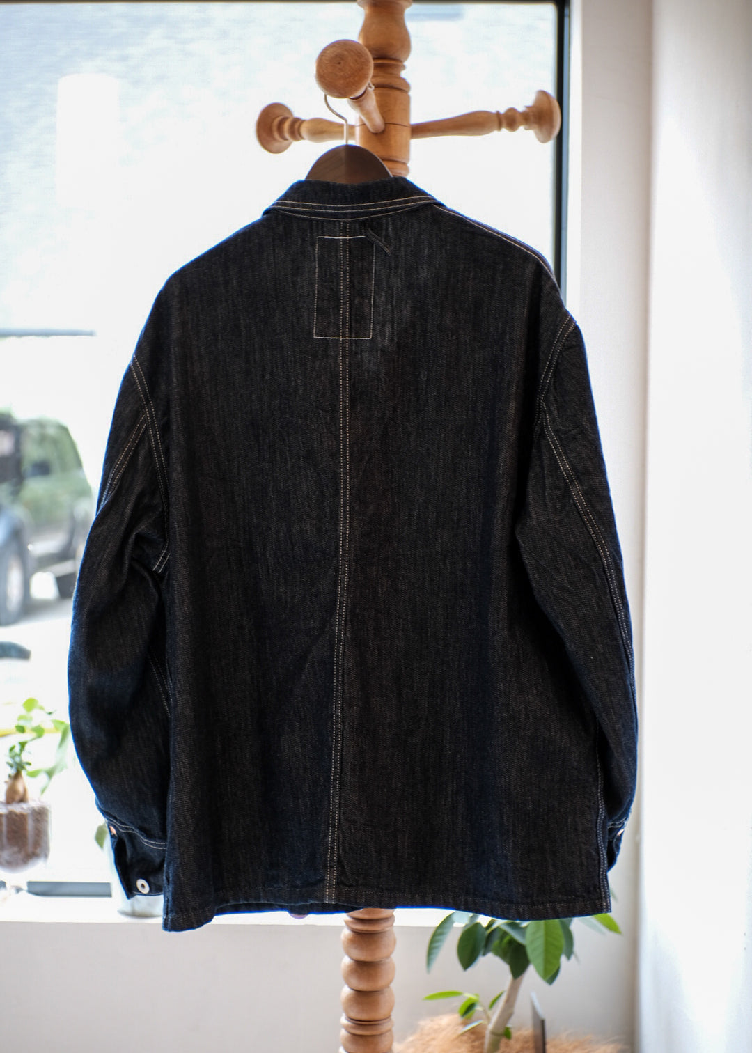【PATHLOW】H.UNIT Denim coveralls (One wash)