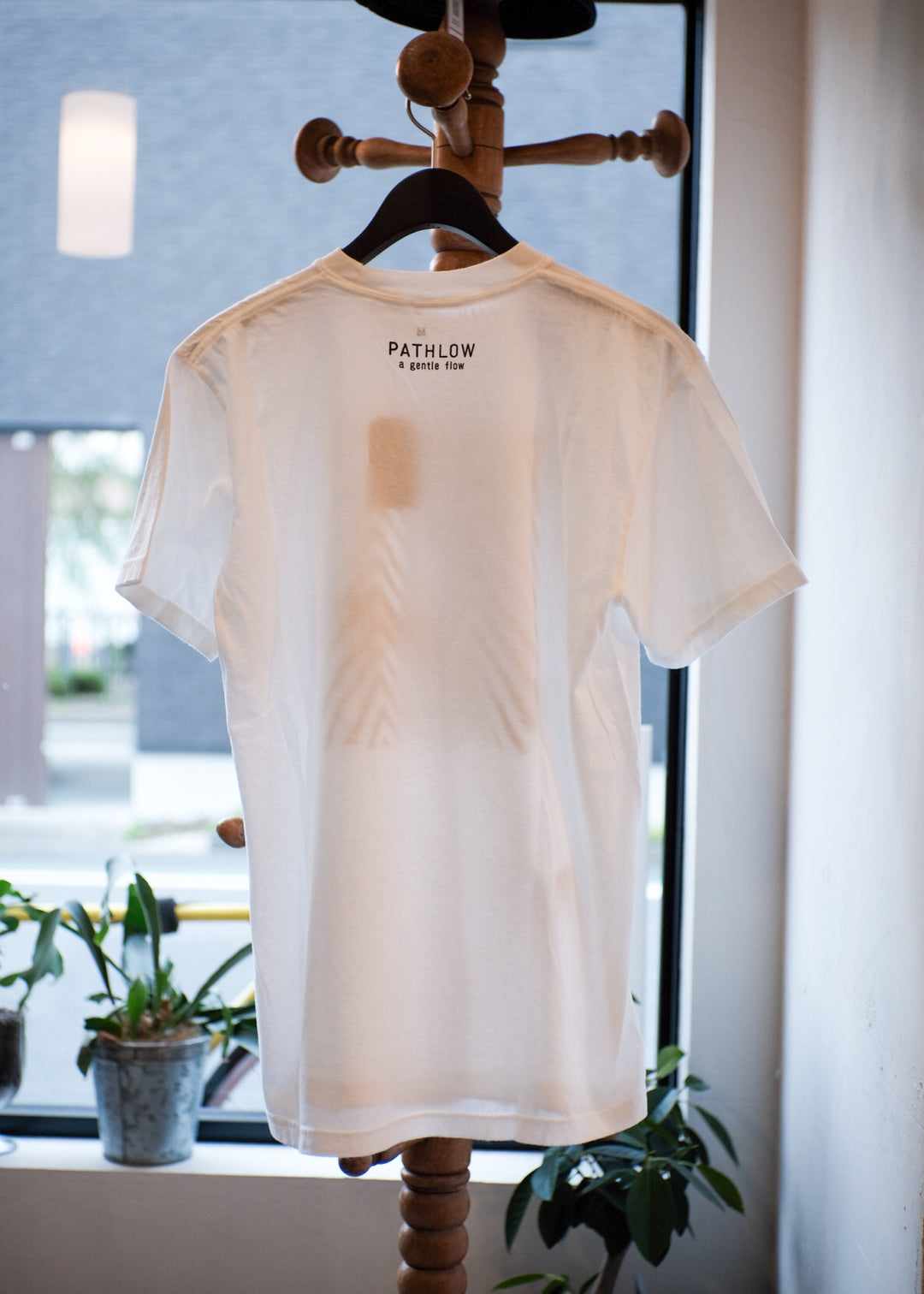 【PATHLOW】PATHLOW LOGO print TEE WHITE