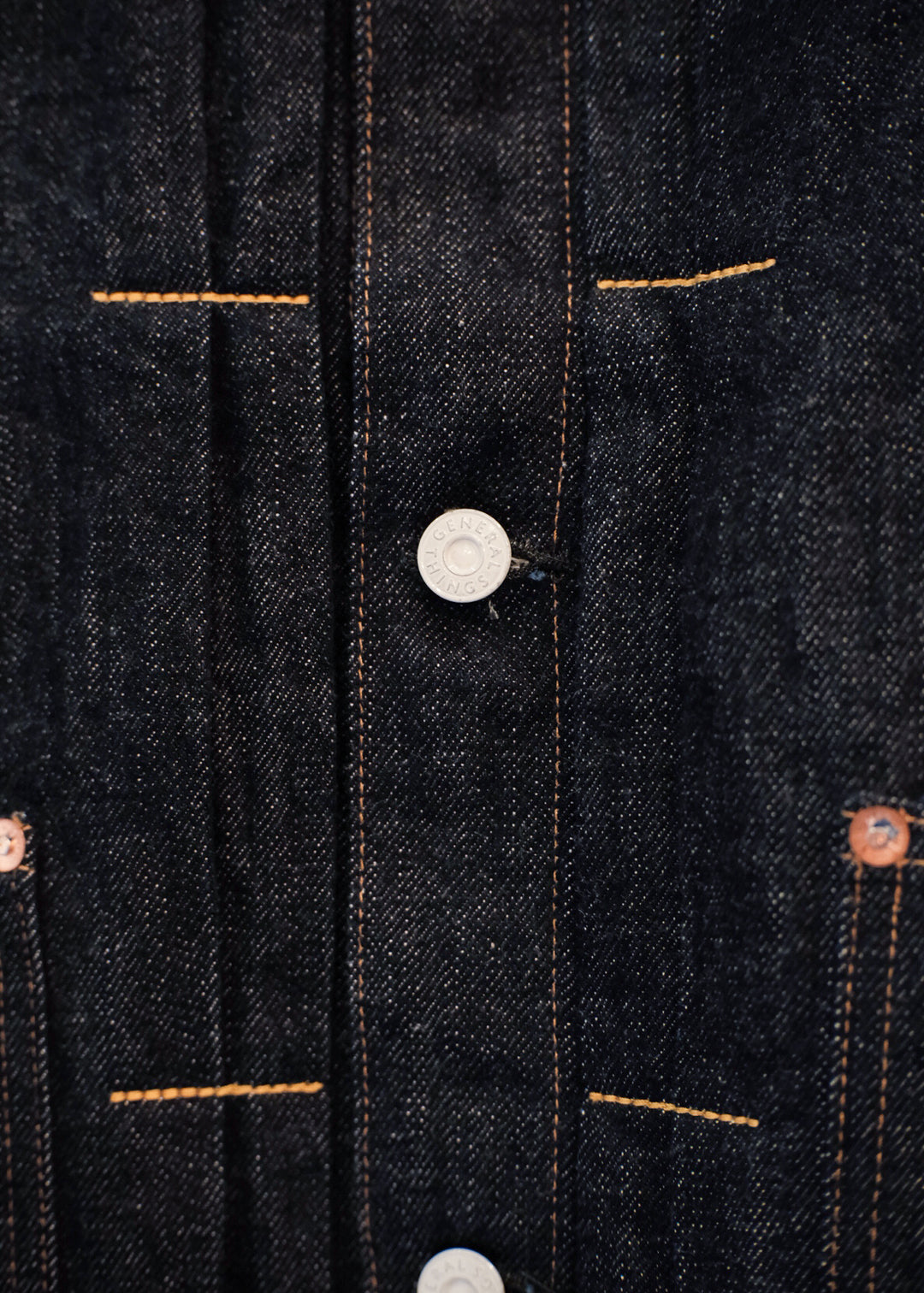 【PATHLOW】GENERAL THINGS Lot.7110 / 2 Pockets Solid Denim Jacket