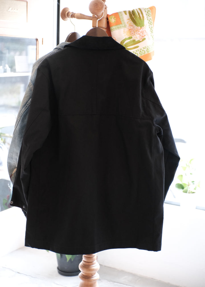 【PATHLOW】MANUAL ALPHABETCOTTON CANVAS WORK JACKET BLACK