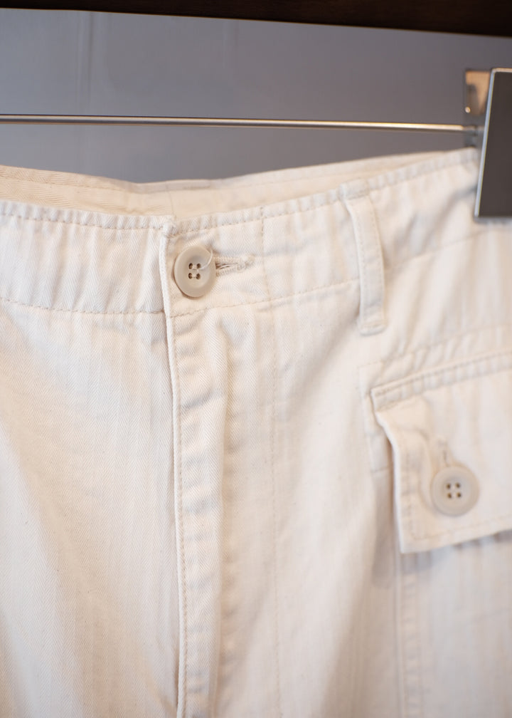 【PATHLOW】H.UNIT エイチユニット HBT military trousers (Used wash) Kinari