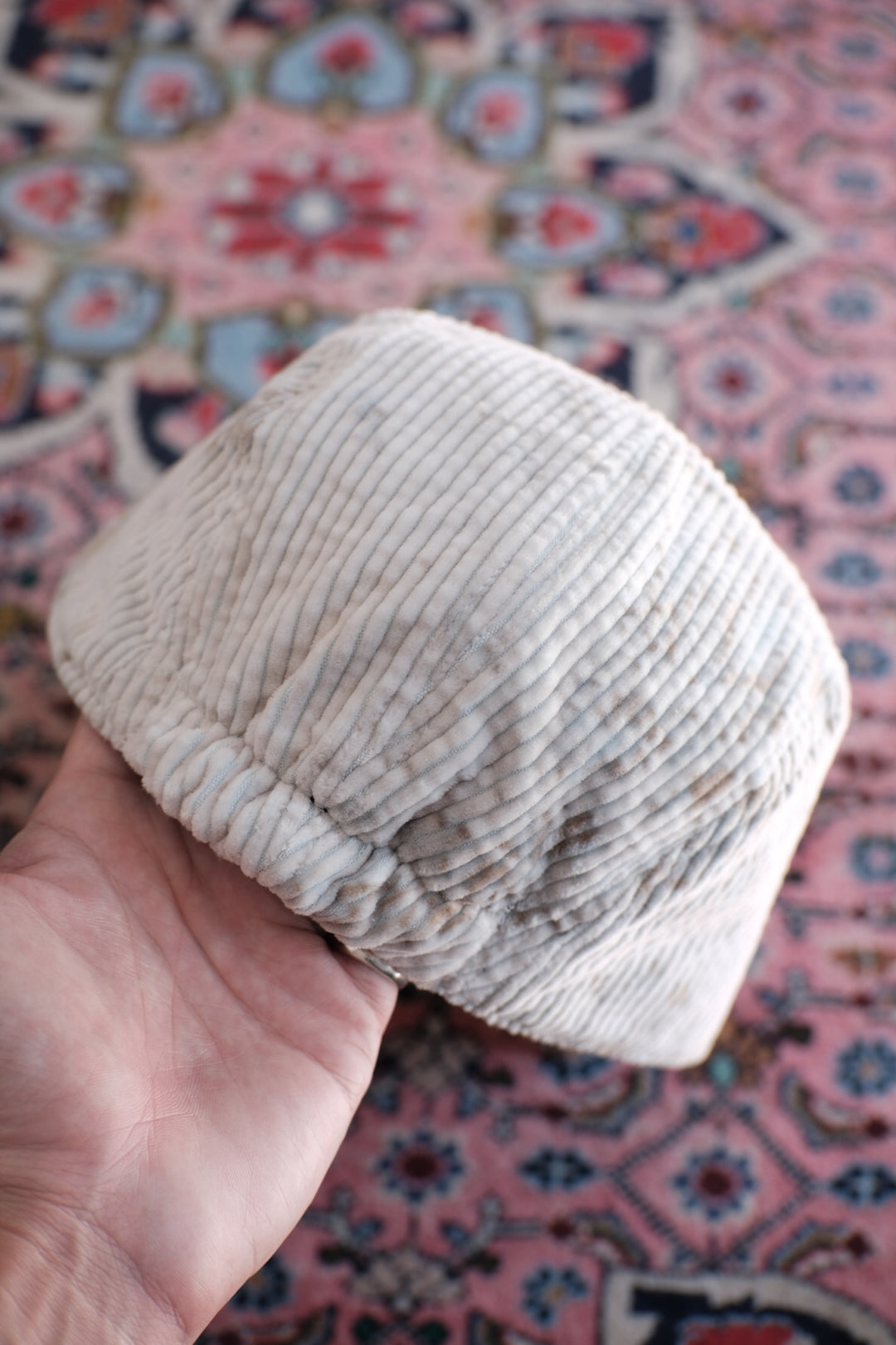【PATHLOW】cableami 6w Bleached Corduroy CAP