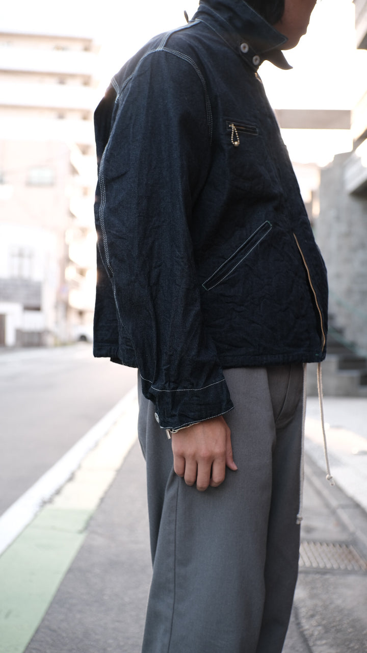 【PATHLOW】H.UNIT エイチ ユニット DENIM ZIP WORK JACKET ONE WASH