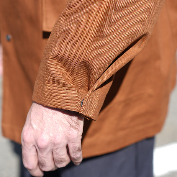 【PATHLOW】MANUAL ALPHABETCOTTON CANVAS WORK JACKET CAMEL