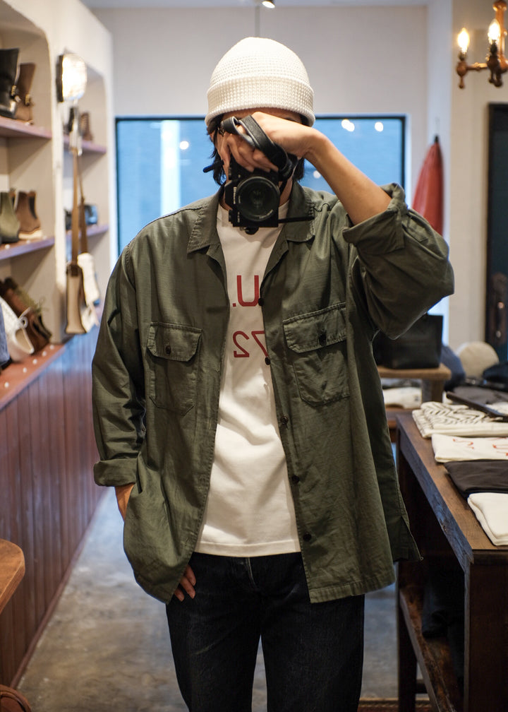 【PATHLOW】H.UNIT H.U.T print shirt