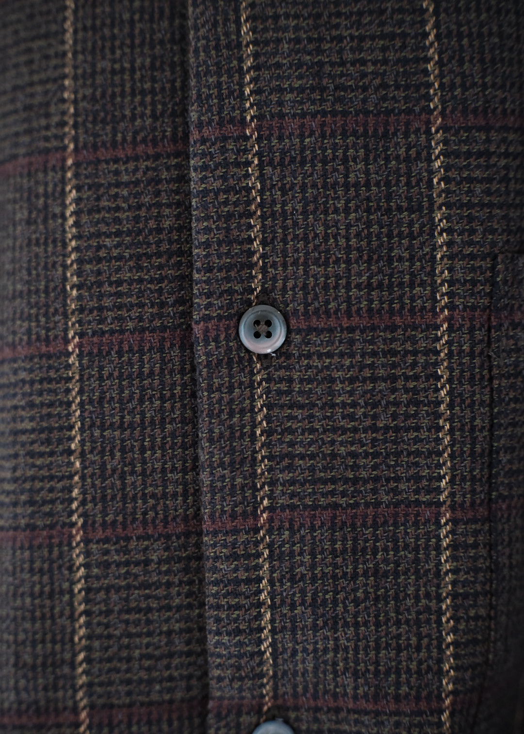 【PATHLOW】MANUAL ALPHABET COTTON TWEED PATCH CHECK SHIRTS