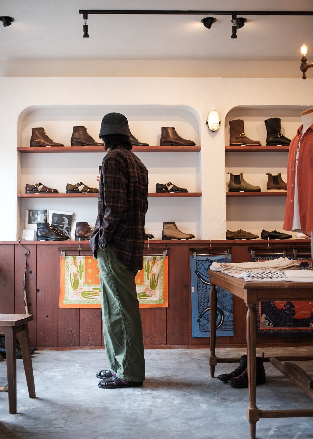 【PATHLOW】PERS PROJECTS パースプロジェクト ANDRWEW L/S SHIRTS “check”