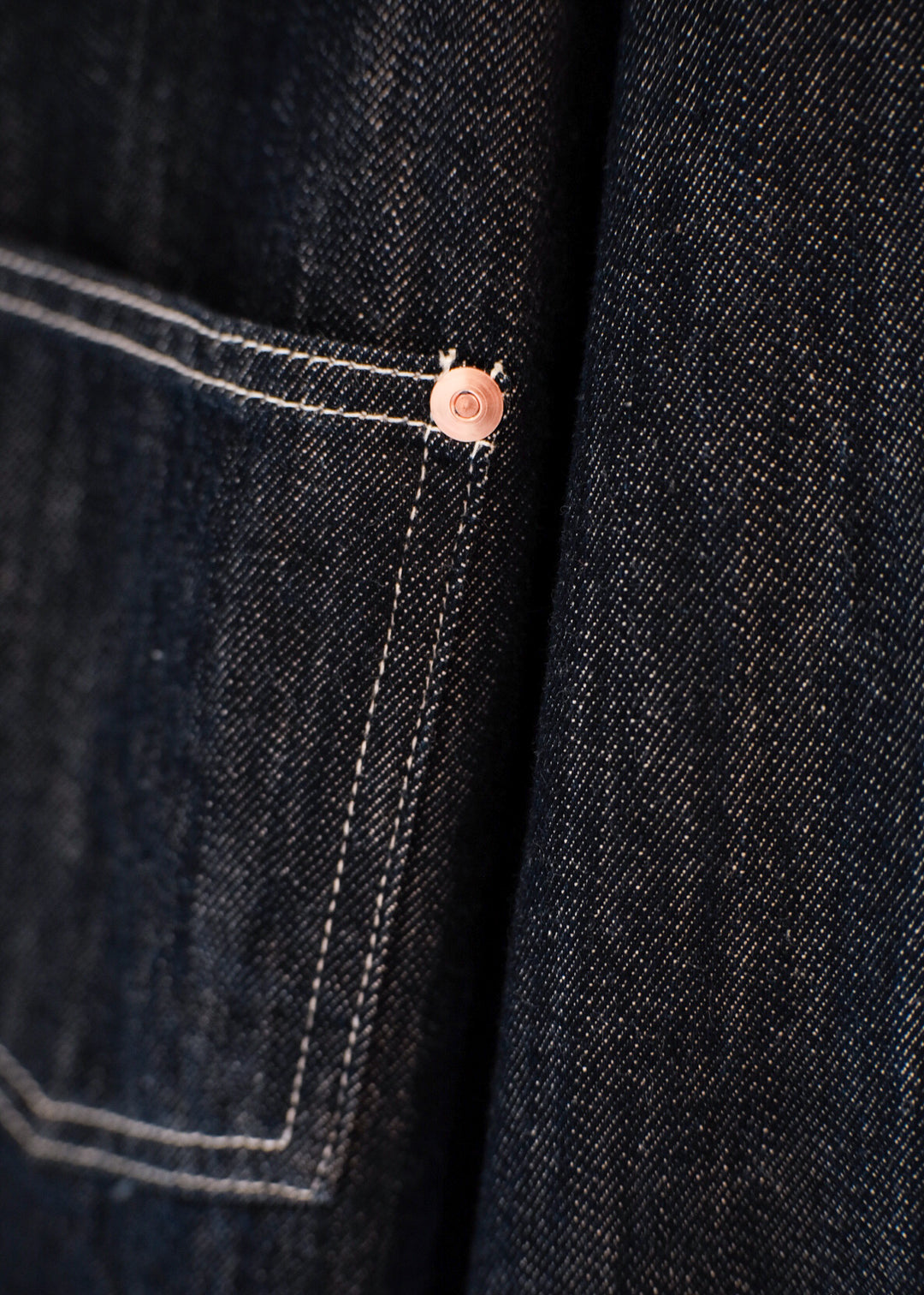 【PATHLOW】H.UNIT Denim coveralls (One wash)