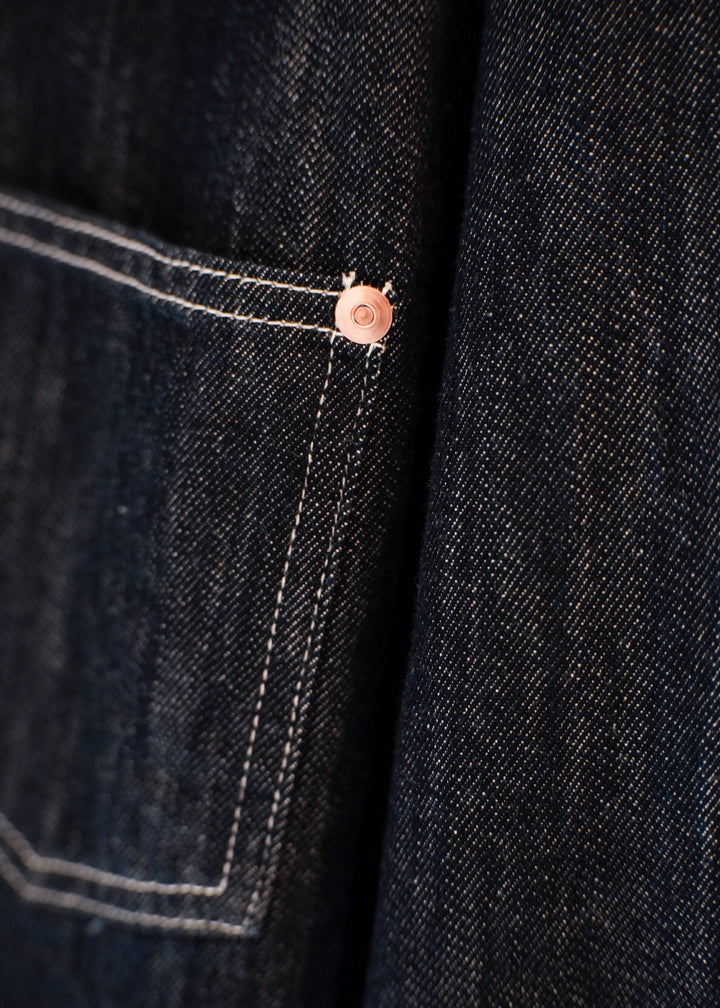 【PATHLOW】H.UNIT Denim coveralls (One wash)