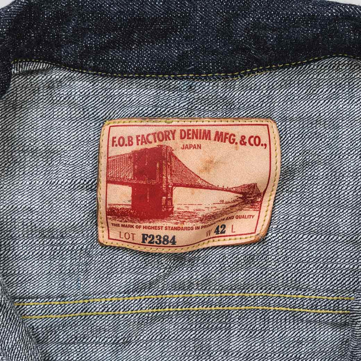 FOB factory エフオービーファクトリー F2384 G-3 DENIM P/O JKT