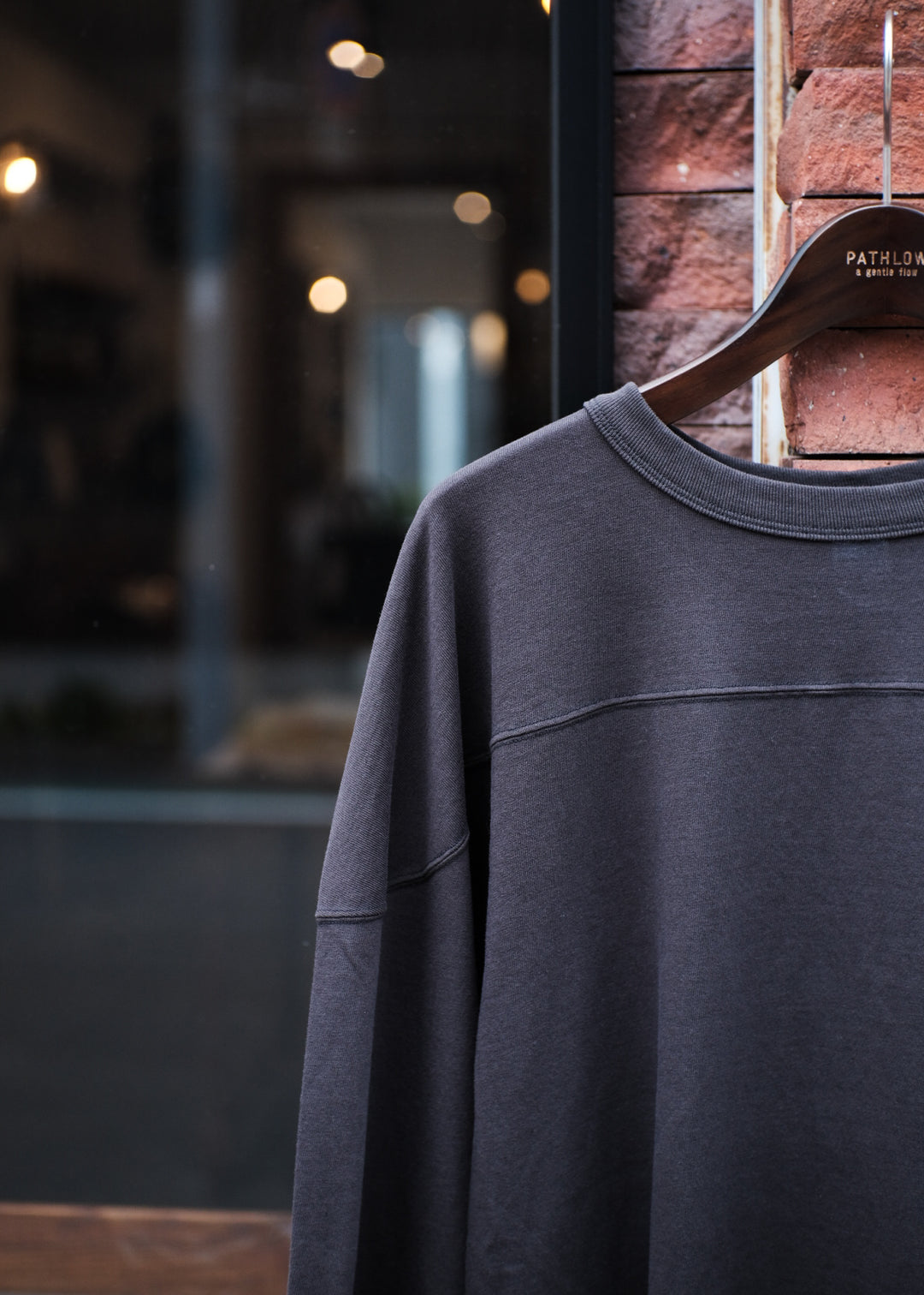 【PATHLOW】Unison Special C/R FOOTBALL TEE BLACK