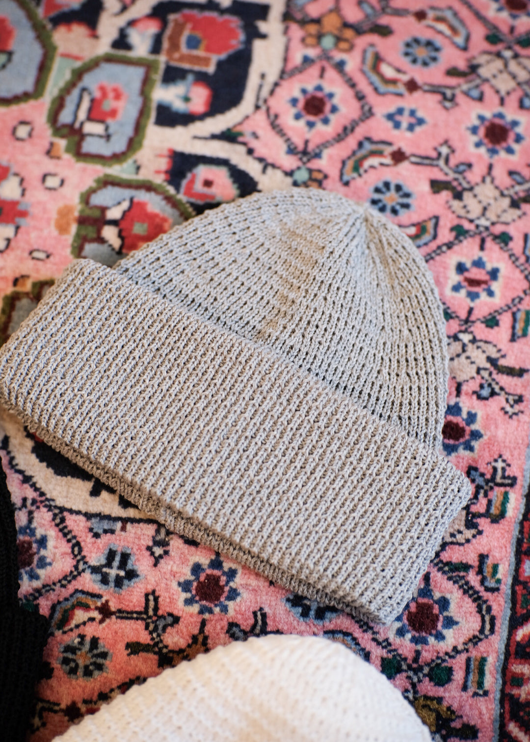 【PATHLOW】cableami  LINEN-LIKED FINISHED COTTON W/CAP