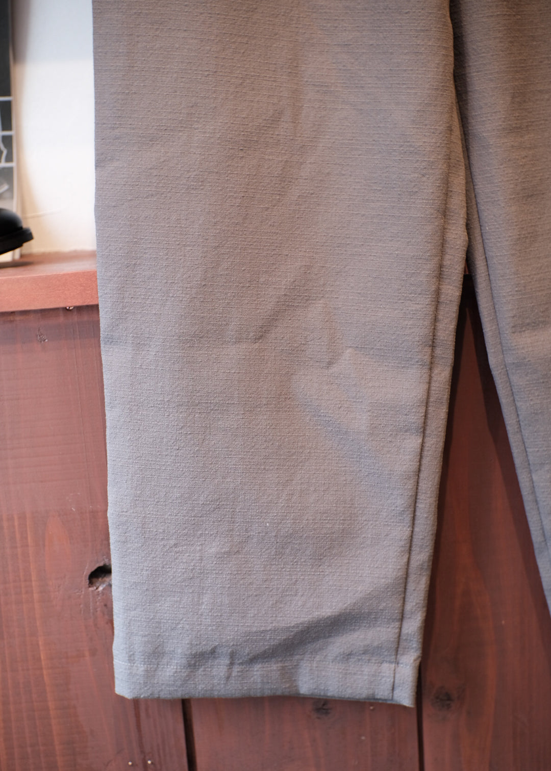 【PATHLOW】MANUAL ALPHABET RICH BUTCHER WIDE EASY PANTS GREY