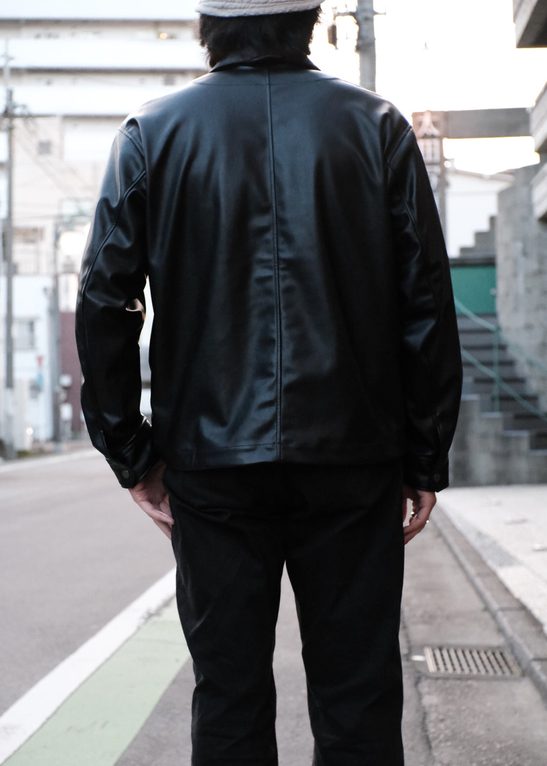 【PATHLOW】PERS PROJECTS パースプロジェクト JENS SHORT BLOUSON vegan leather