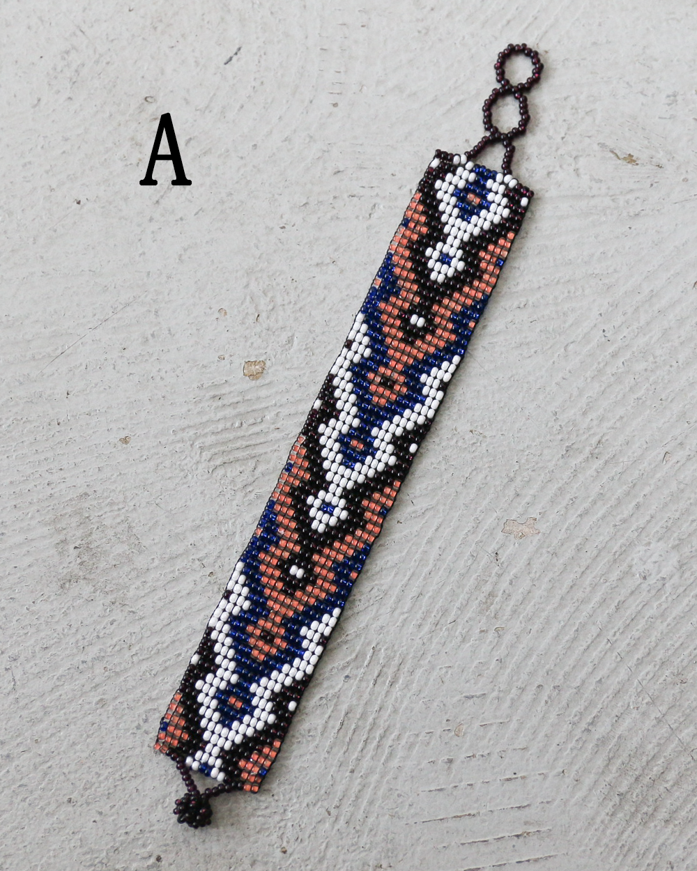 Huichol ウイチョル族 Mexican Beads Bracelet Wide