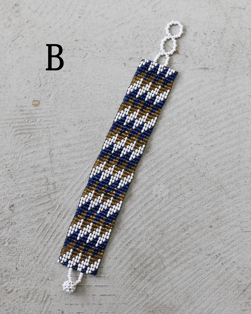 Huichol ウイチョル族 Mexican Beads Bracelet Wide