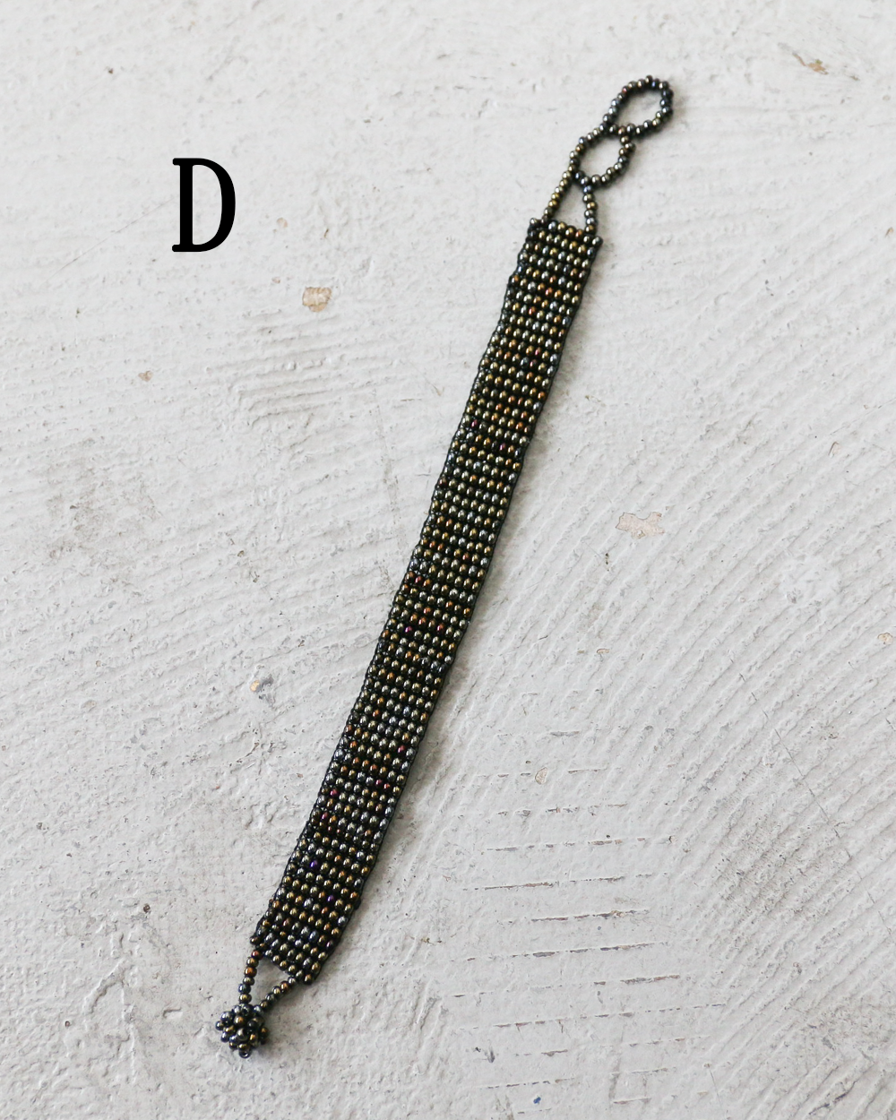 Huichol ウイチョル族 Mexican Beads Bracelet Narrow