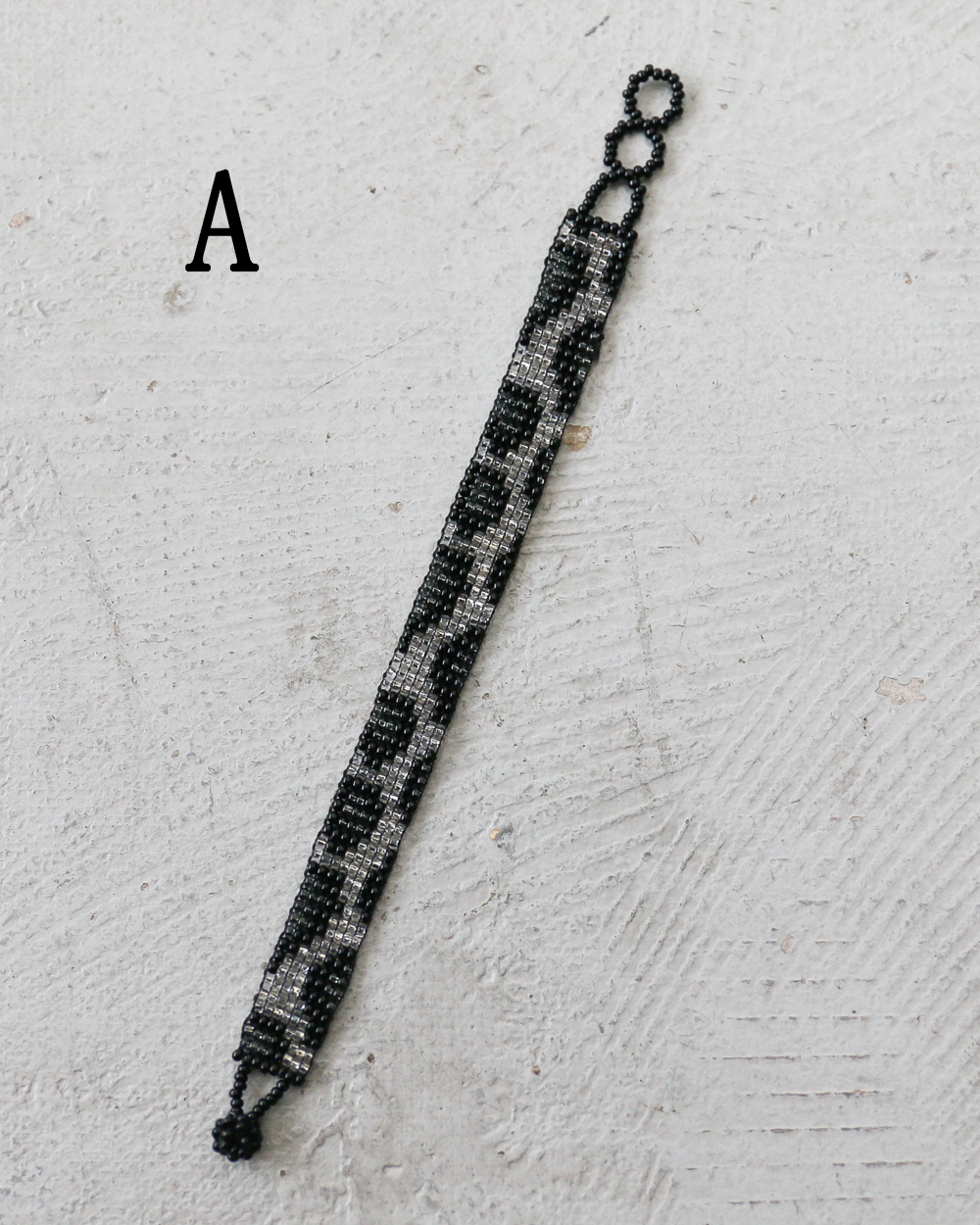 Huichol ウイチョル族 Mexican Beads Bracelet Narrow