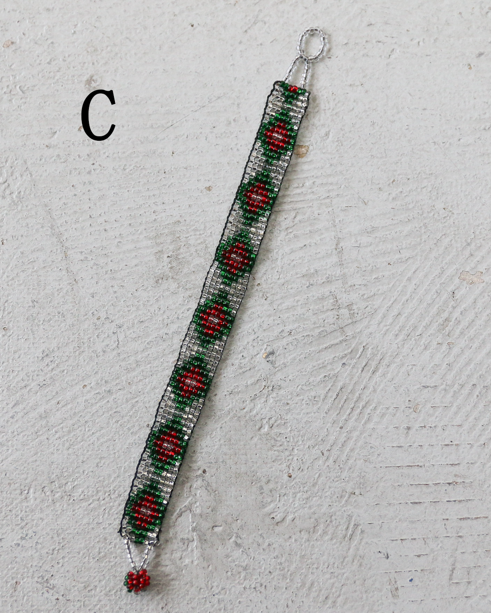 Huichol ウイチョル族 Mexican Beads Bracelet Narrow