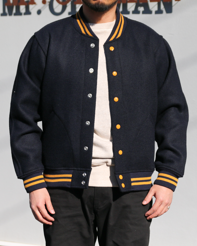 WAREHOUSE ウエアハウス Lot.2240 NAVY VARSITY JACKET Navy