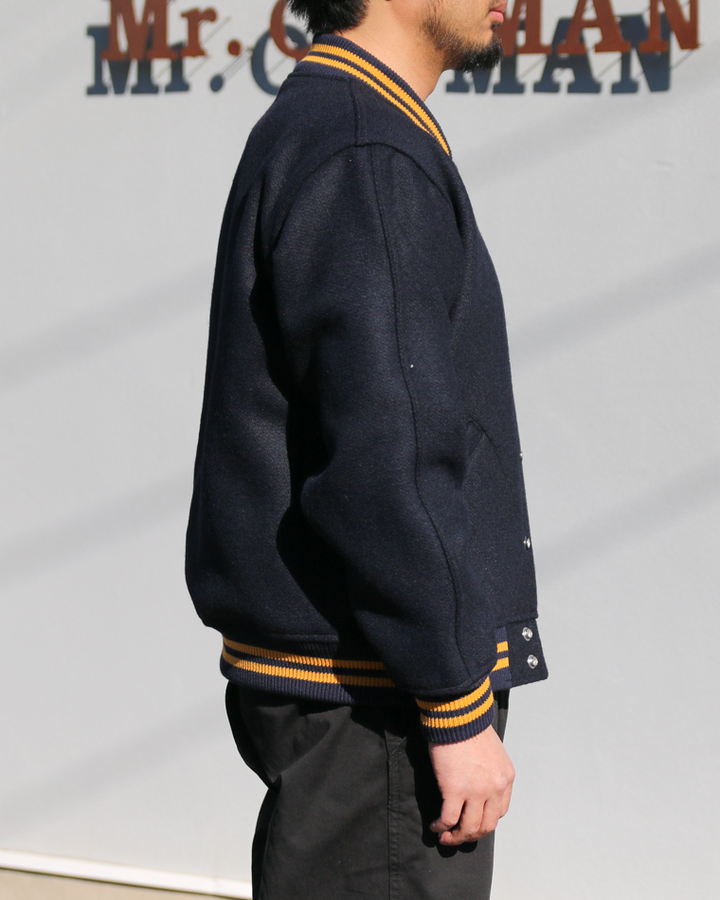 WAREHOUSE ウエアハウス Lot.2240 NAVY VARSITY JACKET Navy