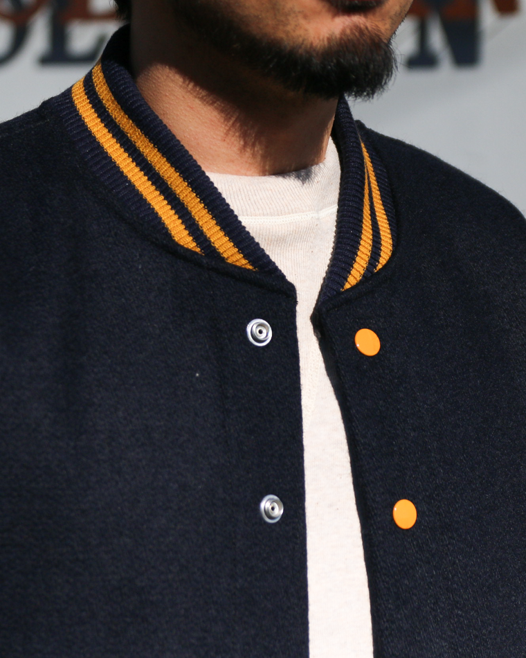 WAREHOUSE ウエアハウス Lot.2240 NAVY VARSITY JACKET Navy