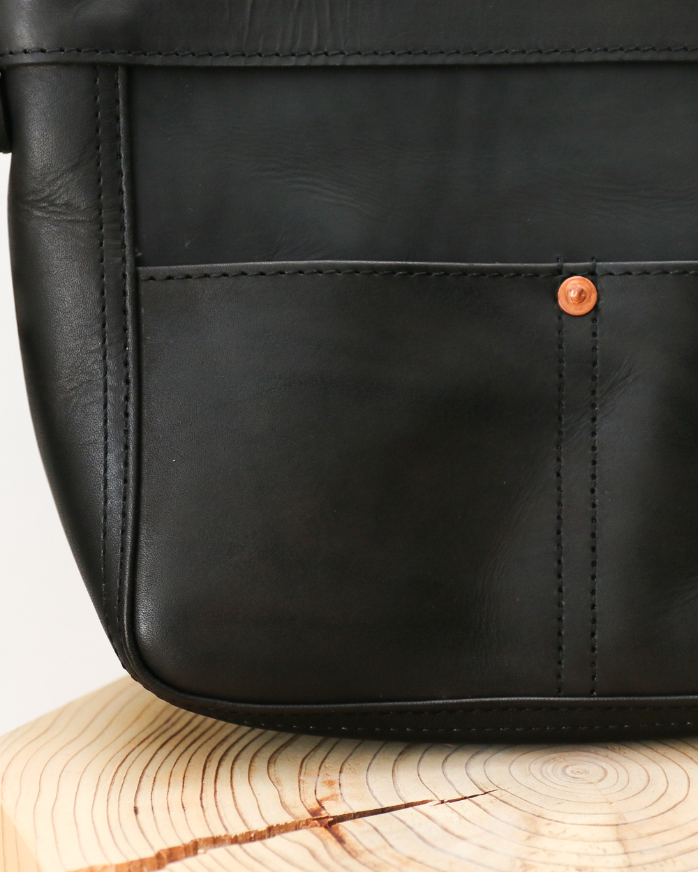 VASCO バスコ VS-313L LEATHER TELEPHONE SHOULDER BAG -SMALL Black
