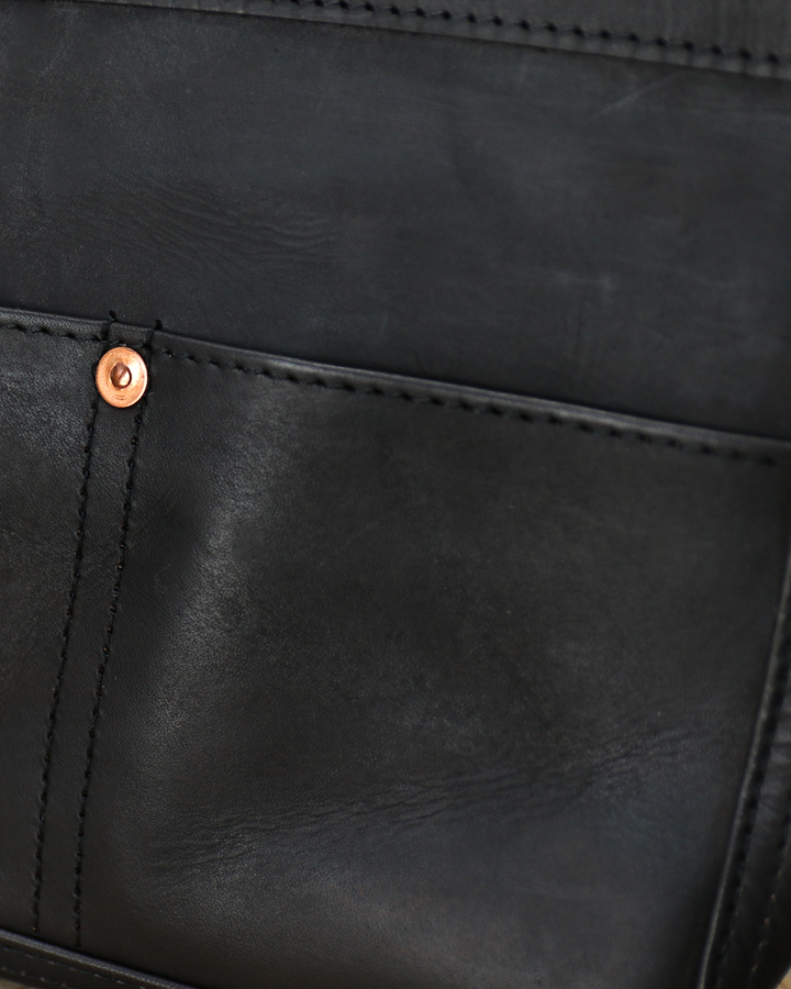 VASCO バスコ VS-313L LEATHER TELEPHONE SHOULDER BAG -SMALL Black