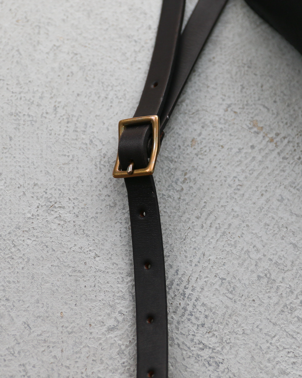 VASCO バスコ VS-313L LEATHER TELEPHONE SHOULDER BAG -SMALL Black