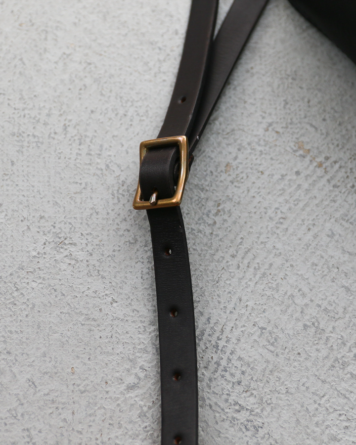 VASCO バスコ VS-313L LEATHER TELEPHONE SHOULDER BAG -SMALL Black