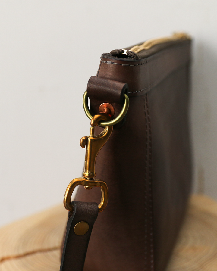 VASCO バスコ VS-313L LEATHER TELEPHONE SHOULDER BAG -SMALL Grey