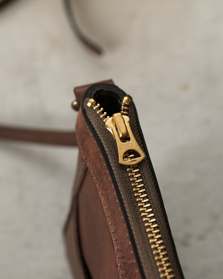 VASCO バスコ VS-313L LEATHER TELEPHONE SHOULDER BAG -SMALL Grey
