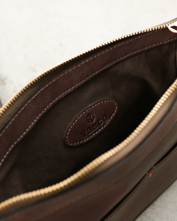 VASCO バスコ VS-313L LEATHER TELEPHONE SHOULDER BAG -SMALL Grey