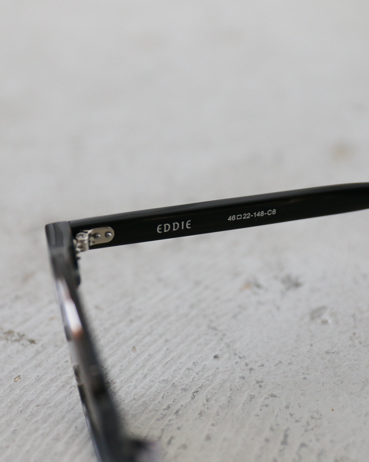 New. EDDIE Brown Grey×Brown Lenses