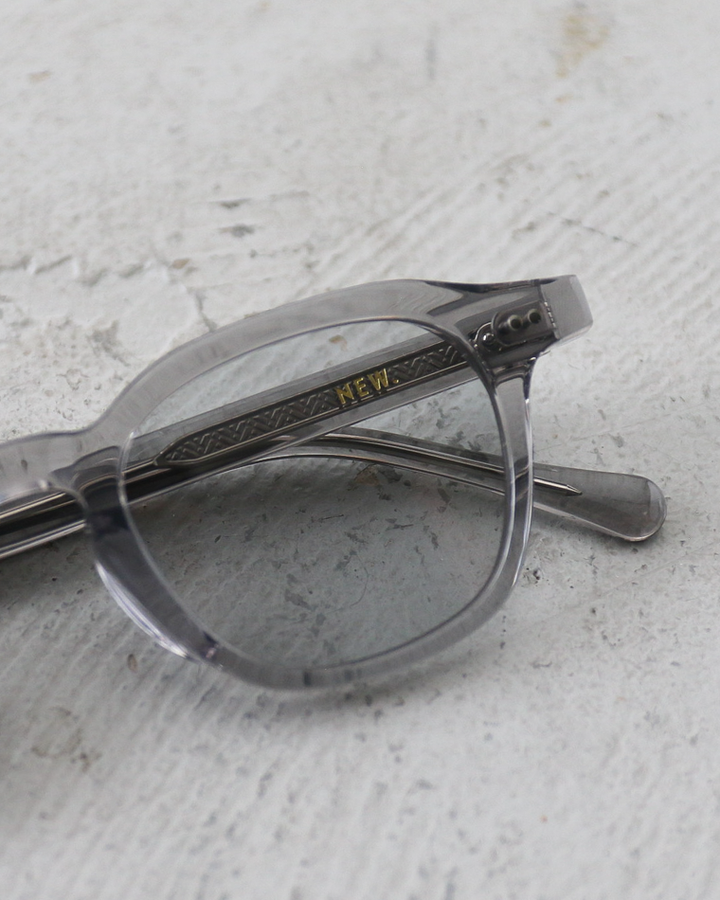 New. EDDIE Clear Grey×Light Grey Lenses