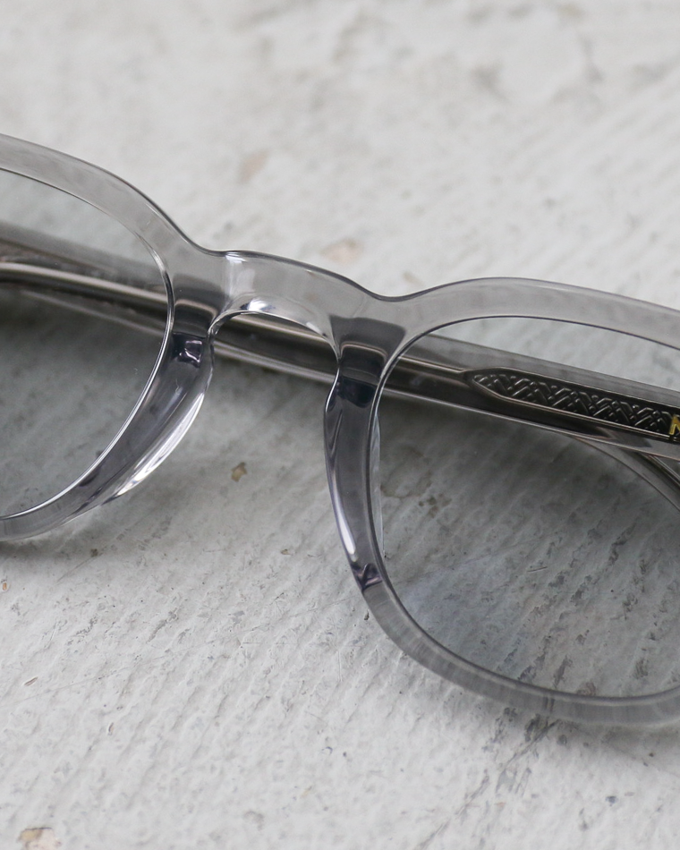 New. EDDIE Clear Grey×Light Grey Lenses