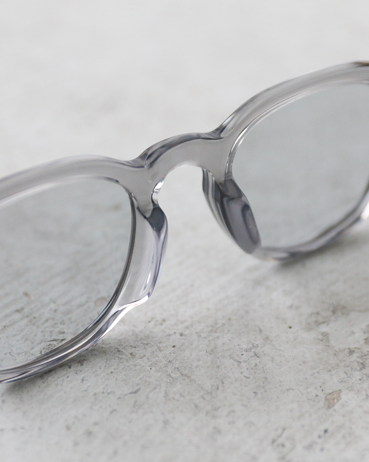 New. EDDIE Clear Grey×Light Grey Lenses
