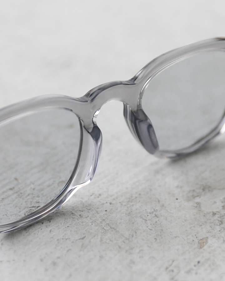 New. EDDIE Clear Grey×Light Grey Lenses