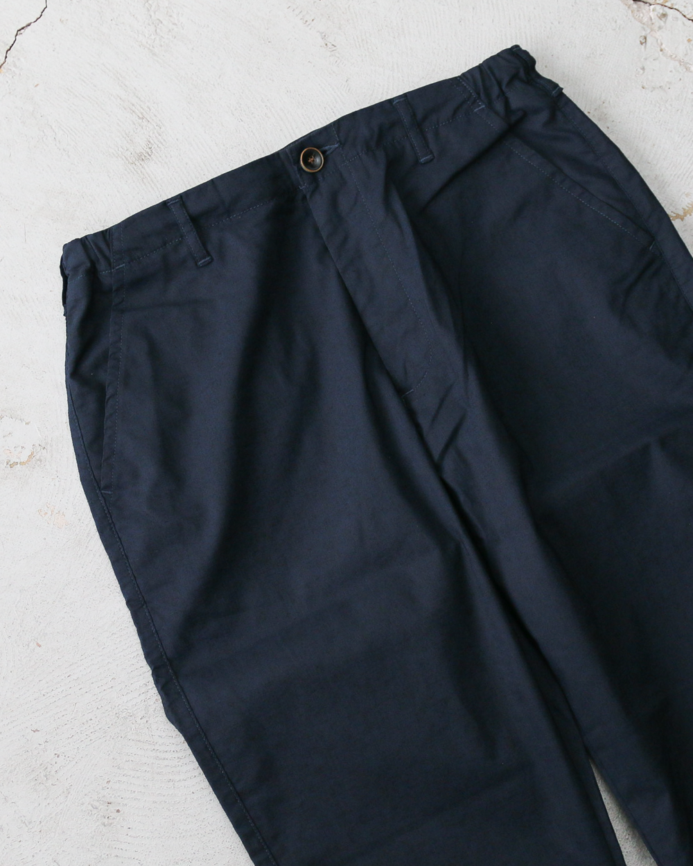 FOB factory エフオービーファクトリー F0488 easy pants Navy