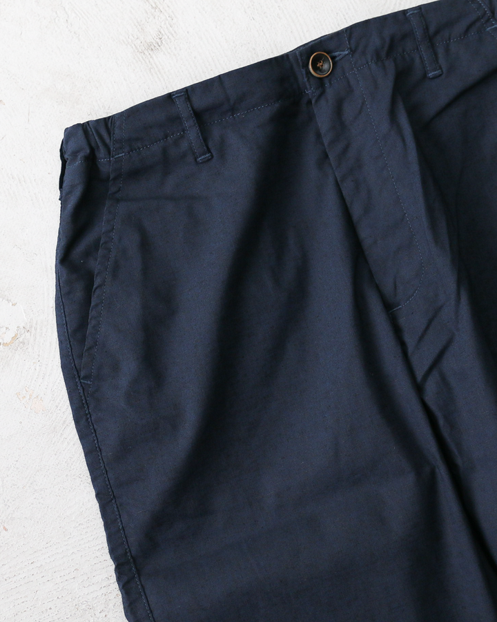 FOB factory エフオービーファクトリー F0488 easy pants Navy