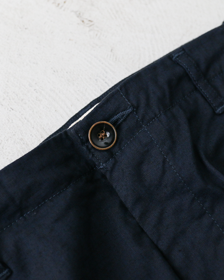 FOB factory エフオービーファクトリー F0488 easy pants Navy