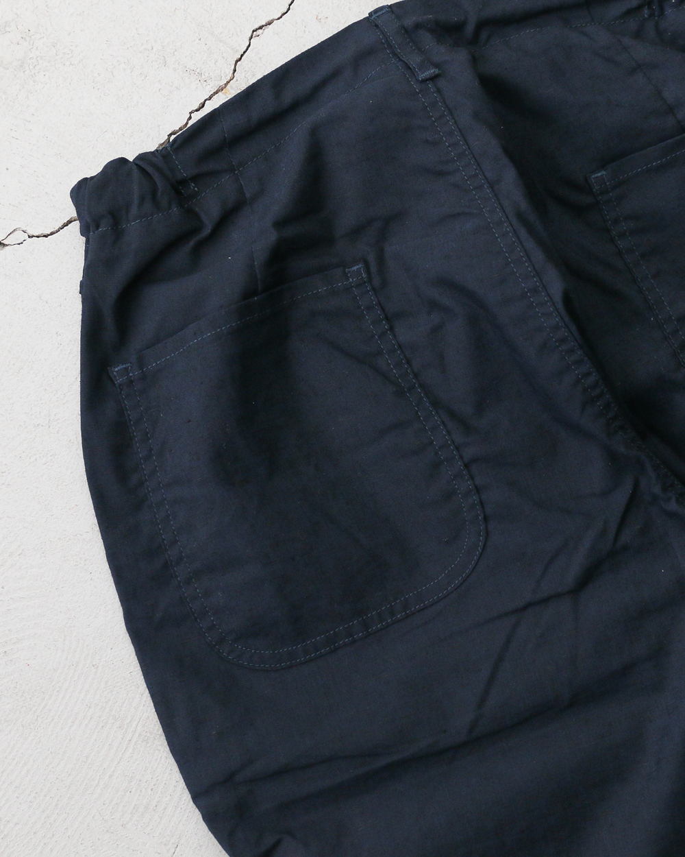 FOB factory エフオービーファクトリー F0488 easy pants Navy
