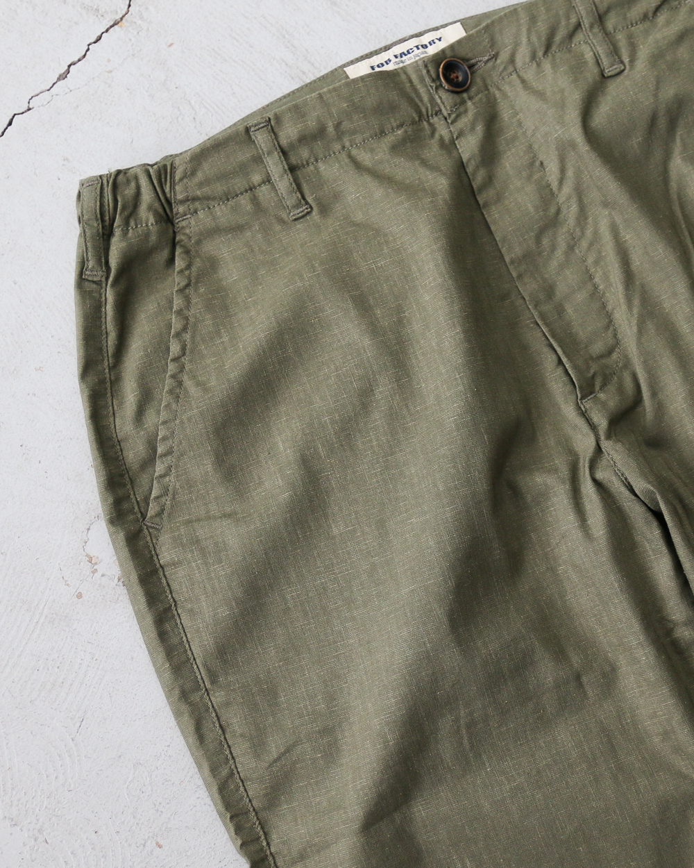 FOB factory F0488 easy pants Olive