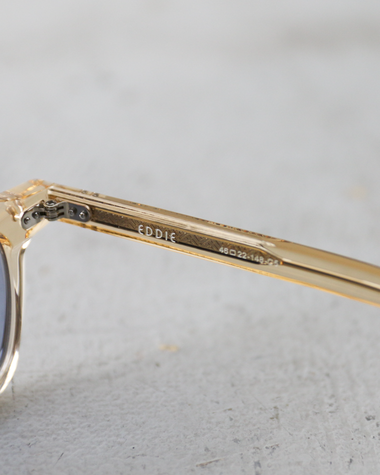 New. EDDIE Light Yellow×Purple Lenses