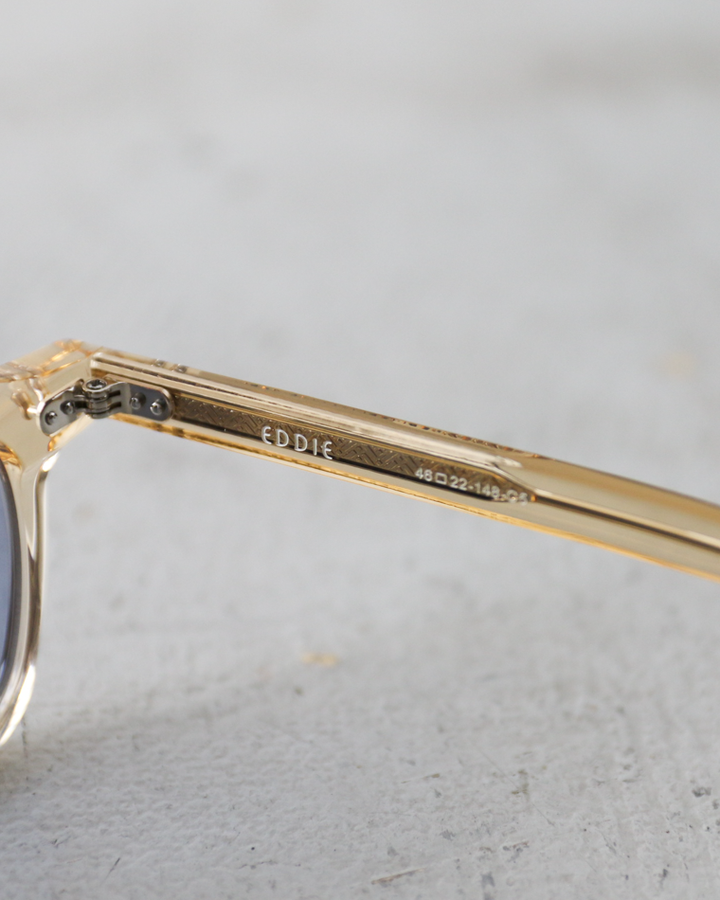 New. EDDIE Light Yellow×Purple Lenses