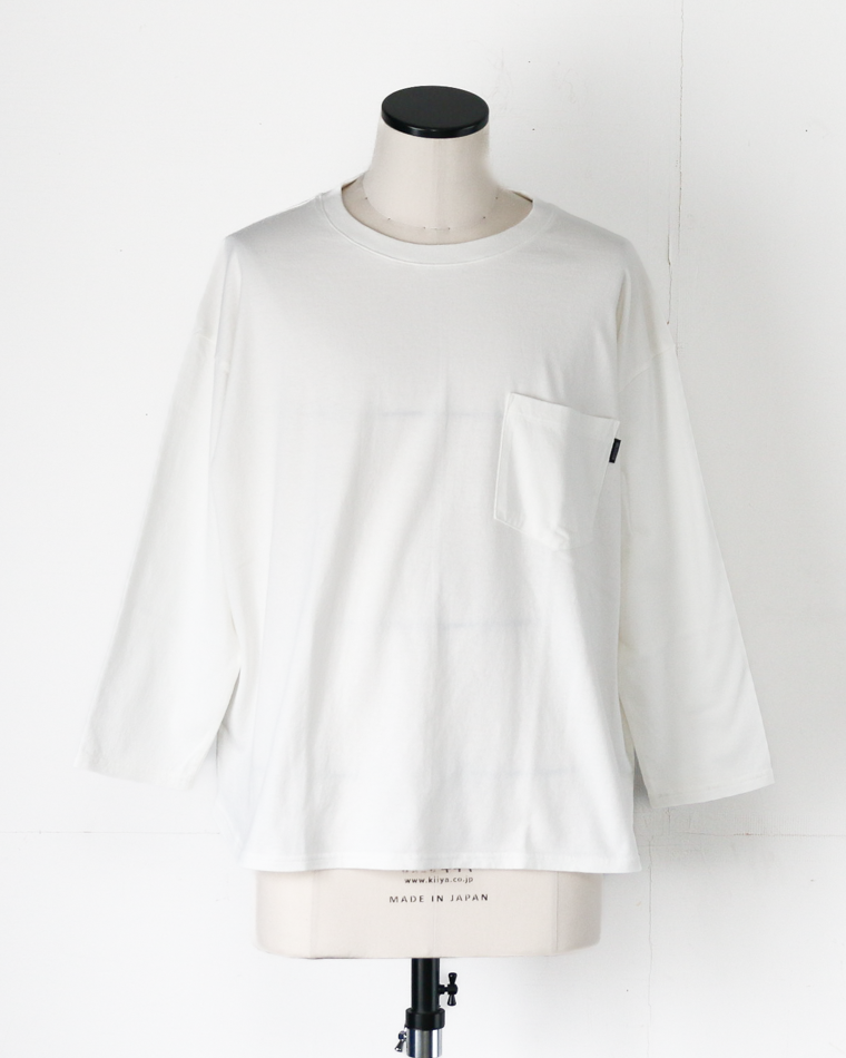 DELICIOUS US Middle Sleeve Tee Off white