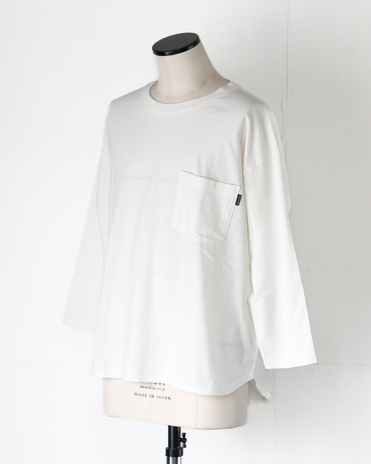 DELICIOUS US Middle Sleeve Tee Off white