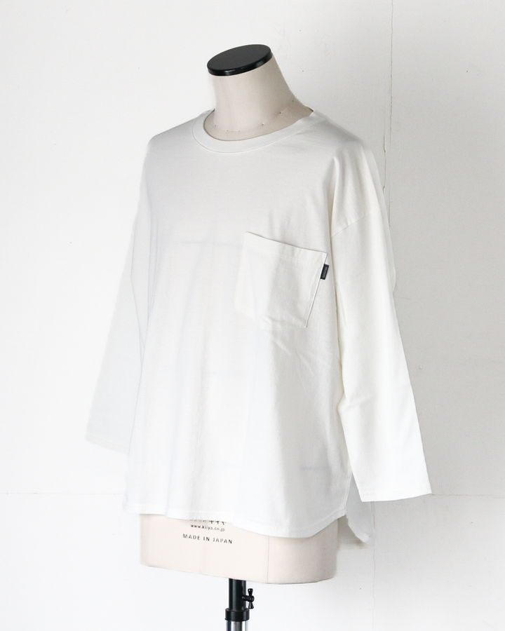 DELICIOUS US Middle Sleeve Tee Off white