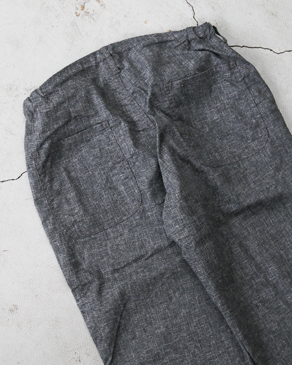 FOB factory エフオービーファクトリー F0488 easy pants Charcoal