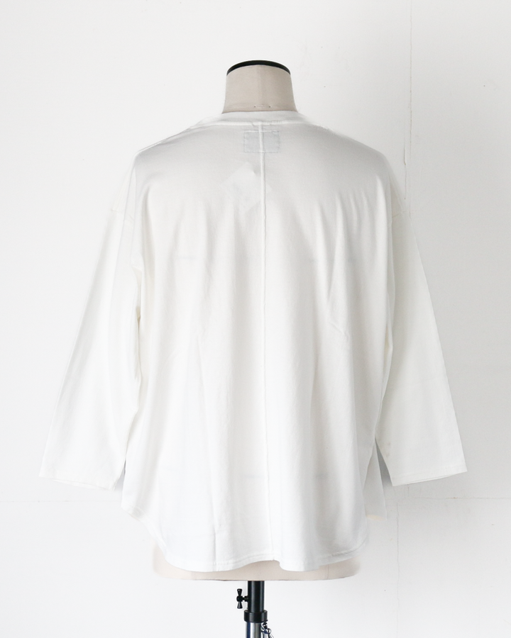 DELICIOUS US Middle Sleeve Tee Off white